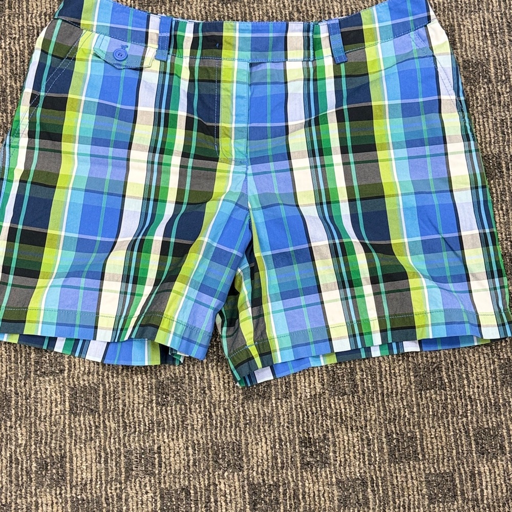 Jones‎ NY Plaid Shorts Sz 12